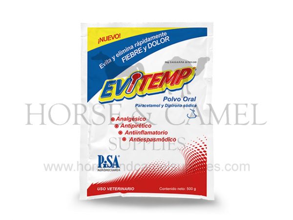 evitemp,pisa,surgical,pain,fever,colic,analgesic,antipyretic,antispasmodic,anti-inflammatory,infectious,wounds,contusion,muscle,joint