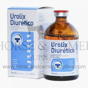 urolix,tornel,diethanolamine,diuretic,edema,horse,dog,kidney,burn,heart,diuresis,potassium,chlorine,poisoning,epistaxis,racehorse