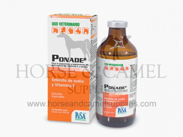 Ponade,pisa,sodium,selenite,energy,power,stimulant,vitamin,performance,velocity,speed,medicin,veterinary,injection,racing